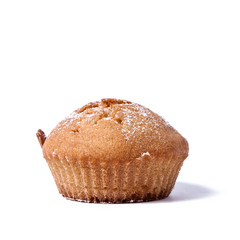 Muffin on a white background