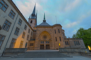 the Cathedral of Notre Dame in Luxemburg a World Heritage site