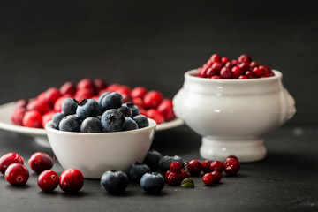 Beeren Stillleben-Berrys