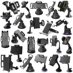 Selection of various car holders