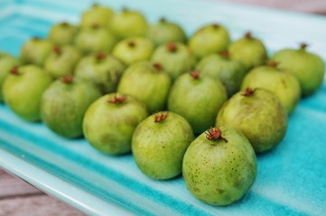 Green baby kiwi berries 