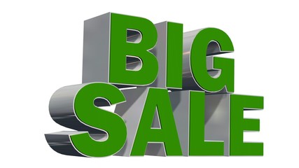 Big Sale - 3D Text