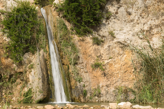 Pendeli's waterfall in Greece.
