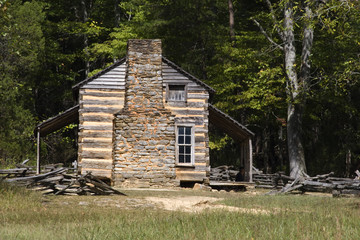 John Oliver Place at Cades Cove in the Great Smoky Mountains National Park