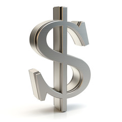 Dollar metal sign