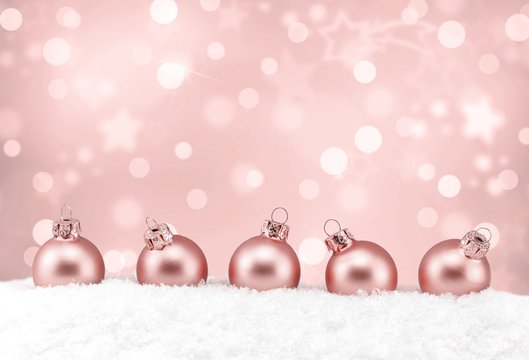 Weihnachtskugeln rot