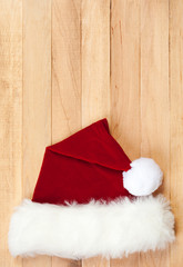 Obraz na płótnie Canvas Christmas: Santa Hat Background