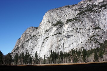 El Capitan and valley in Yosemite-Nationalpark, California USA