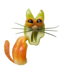 Funny pepper cat