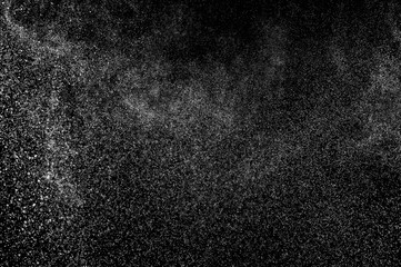 Obraz premium abstrakcyjne plamy wody na czarnym tle. streszczenie sprayem wody. abstrakcyjny deszcz. krople wody pod prysznicem. streszczenie tekstura.