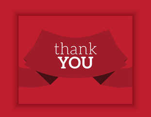 Thank you card poster