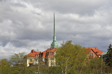 Old building in Helsinki. Finland