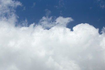 beautiful clouds on a blue sky