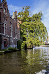 Fototapeta na wymiar Canale di Bruges, Belgio