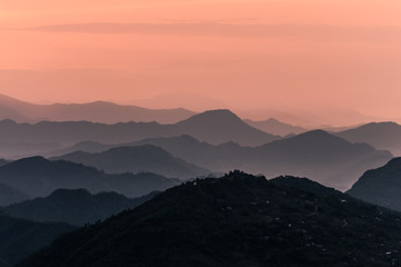 Plakat Sunrise on himalayan range