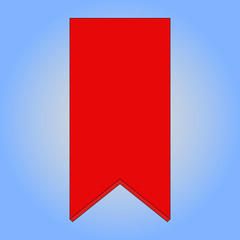 Red ribbon banner