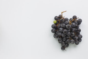 Black grapes 