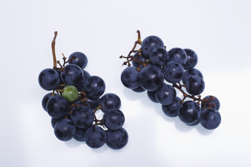 Black grapes 