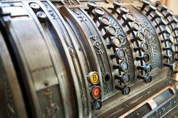 Antique cash register