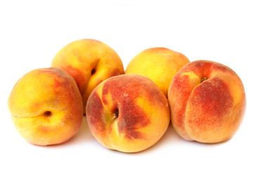 Fototapeta na wymiar Juicy peaches 