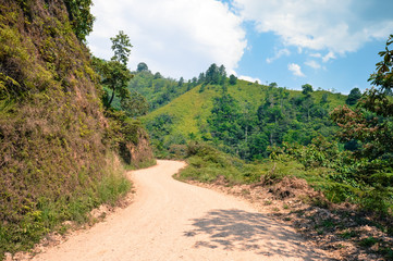Landscapes around the highlands of Taulabe and Cerro Azul national park near Lake de Yojoa, Honduras. Central America