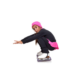 little girl figure skating