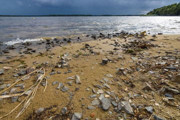 Cloudy day at the lake.