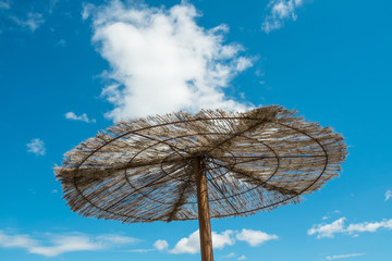 Fototapeta premium Wooden sunshade