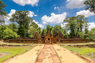 Fototapeta na wymiar Banteay Srei temple, Siem Reap,Cambodia