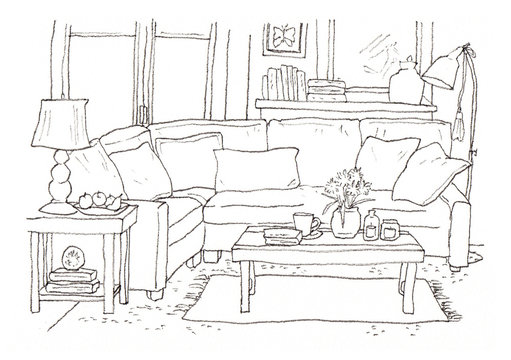 部屋 白黒 イラスト Stock Illustration Adobe Stock 部屋 白黒 イラスト Stock Illustration Adobe Stock