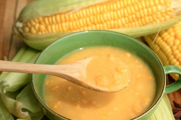 Corn soup