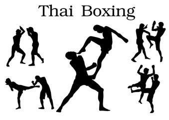 postures of anceint mueythai or thai kick boxing