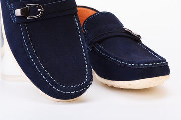 Men's shoes on a white background