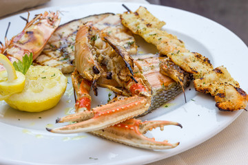 Grilled fish