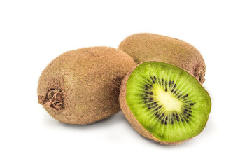 Obraz premium Kiwi on white