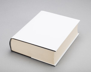 Blank book white cover 6 x 8,5 in