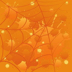 Cobweb Halloween background