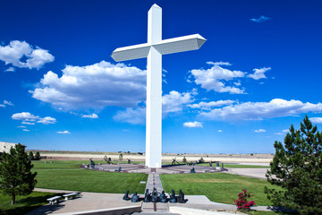 U.S.A. Texas,Groom, the Cross Sanctuary near the Route 66