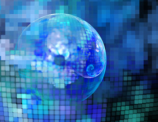 abstract fractal background for creative design