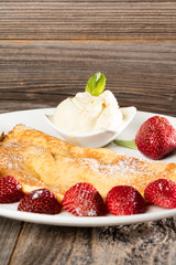 Erdbeerpfannkuchen