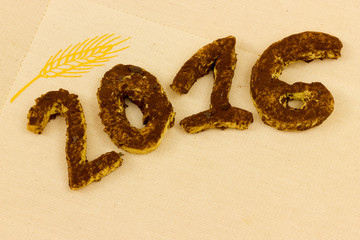 2016 New year cookie