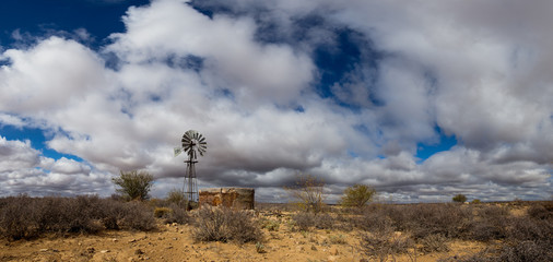 karoo farm and windmill