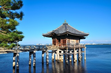 近江八景　満月寺浮御堂