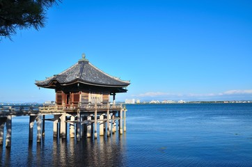 近江八景　満月寺浮御堂