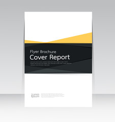Fototapeta premium Vector design for Cover Report Brochure Flyer Poster in A4 size