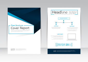 Vector design for Cover Report Brochure Flyer Poster in A4 size