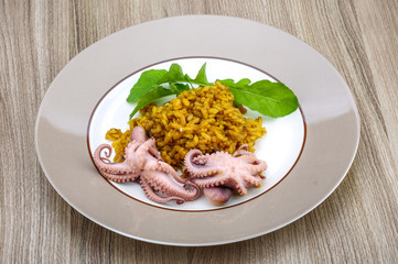 Seafood risotto