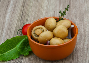 Pickled champignon