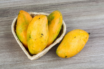 Ripe yellow mango