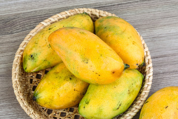 Ripe yellow mango